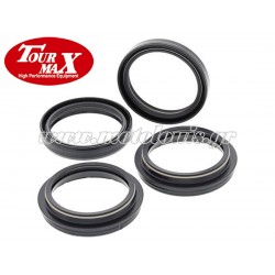 Σετ Τσιμούχες Πιρουνιού με Ξύστρες Kawasaki KLX 450R (48x58,1x8,5-10,5) Tourmax